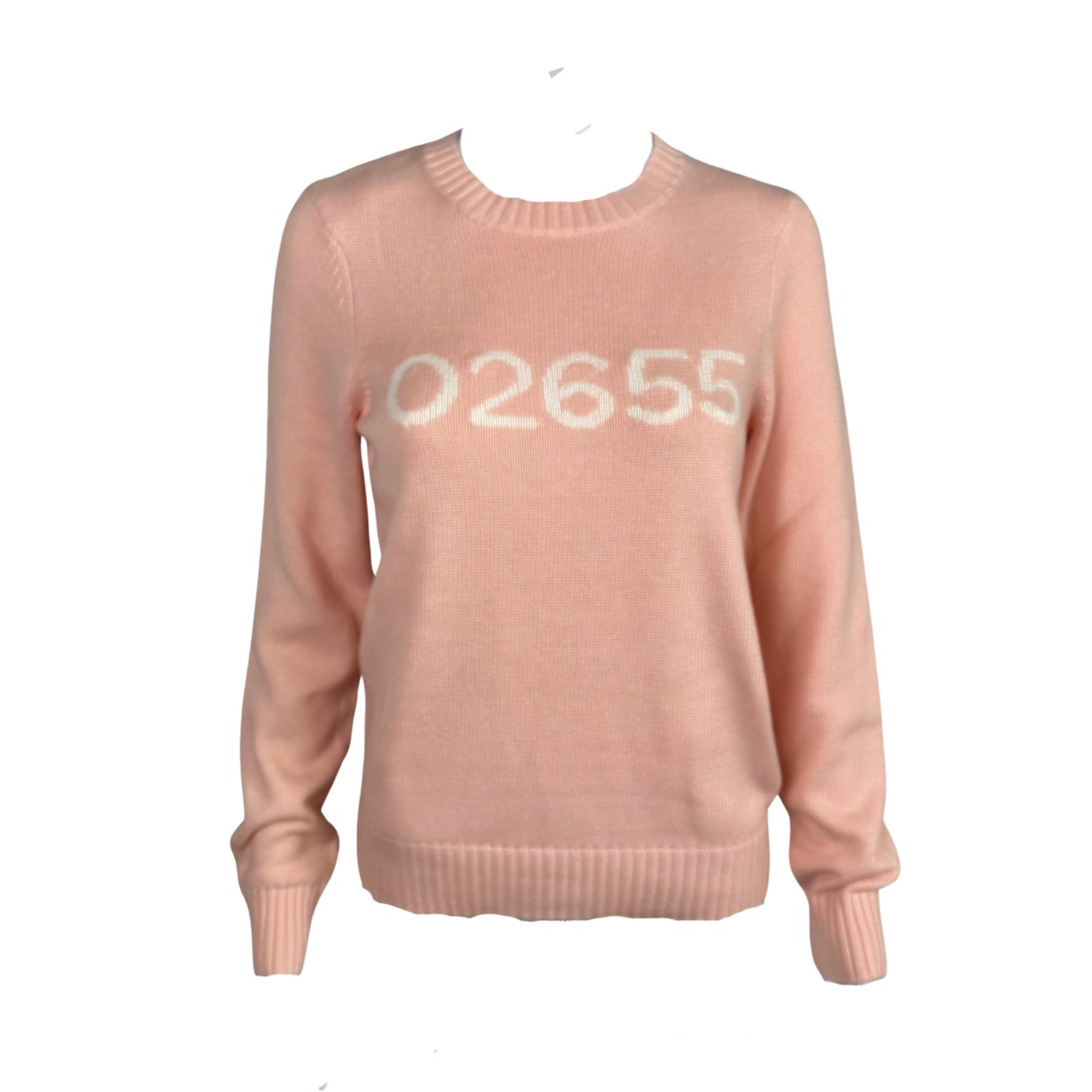 Hooked On x Ellsworth & Ivy 02655 Soft Pink Crew Neck Sweater
