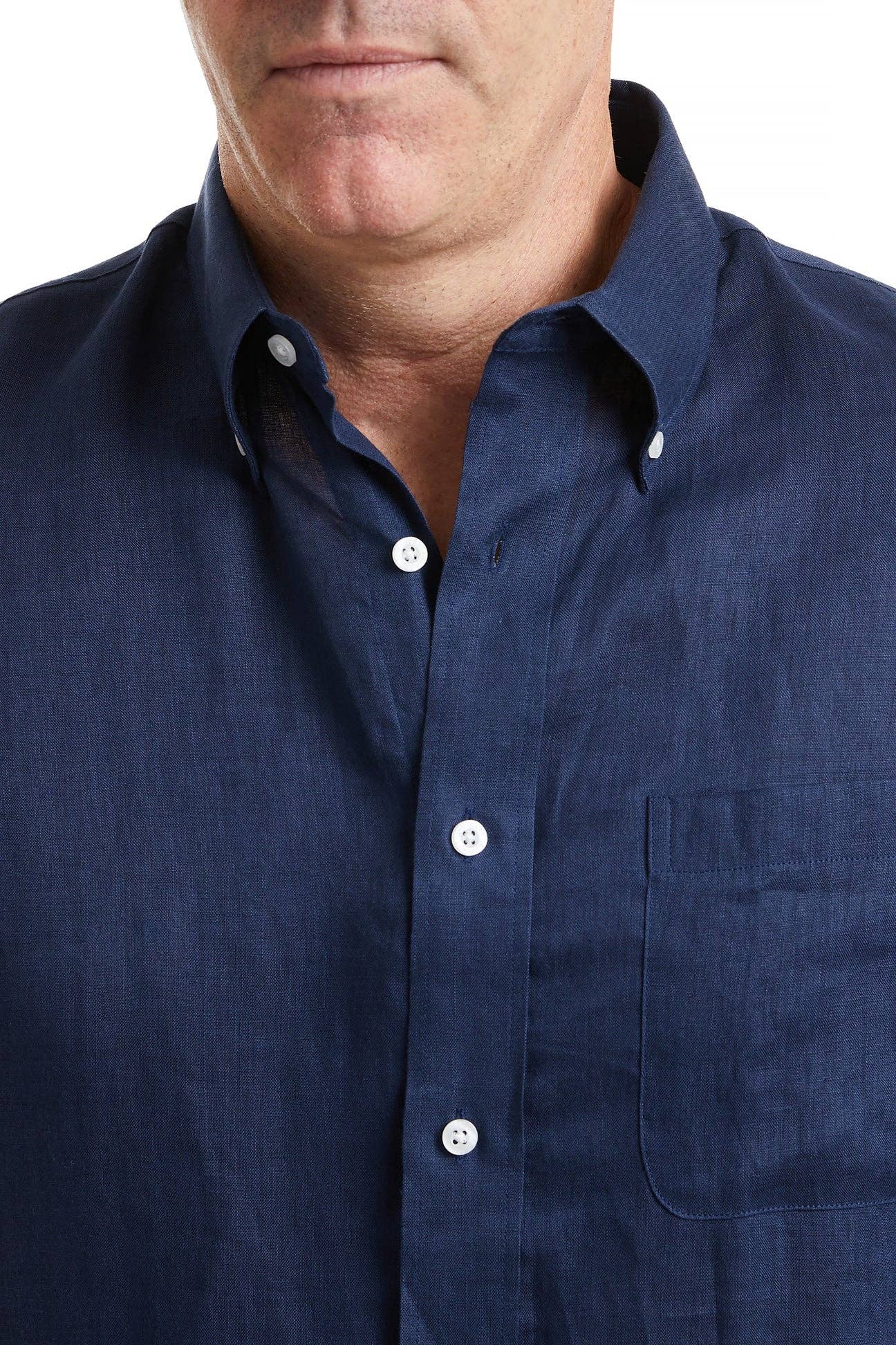 The Chase Shirt Nantucket Linen / Navy