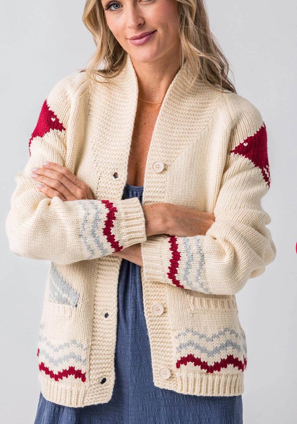 Sweaters / Nantucket Whale & Fish Varsity Cardigan