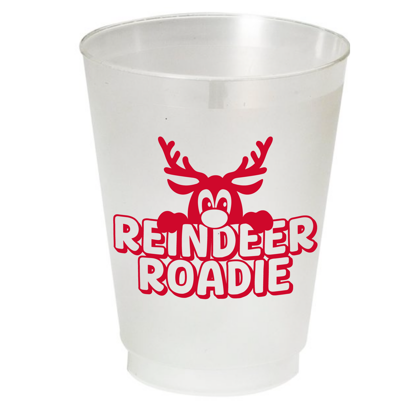 Frosted Reindeer Roadie Cups