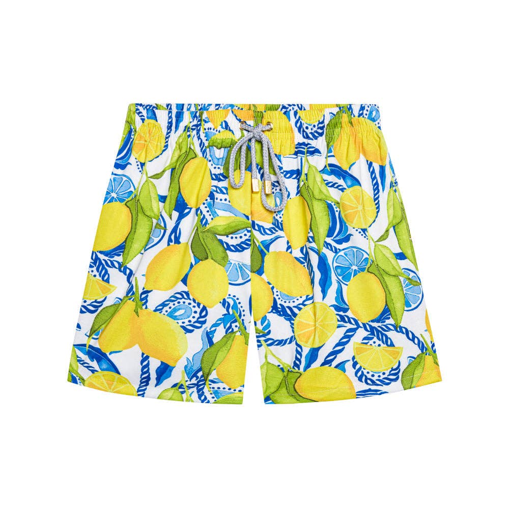 The Bossitano Men's Swim Trunks - Yellow