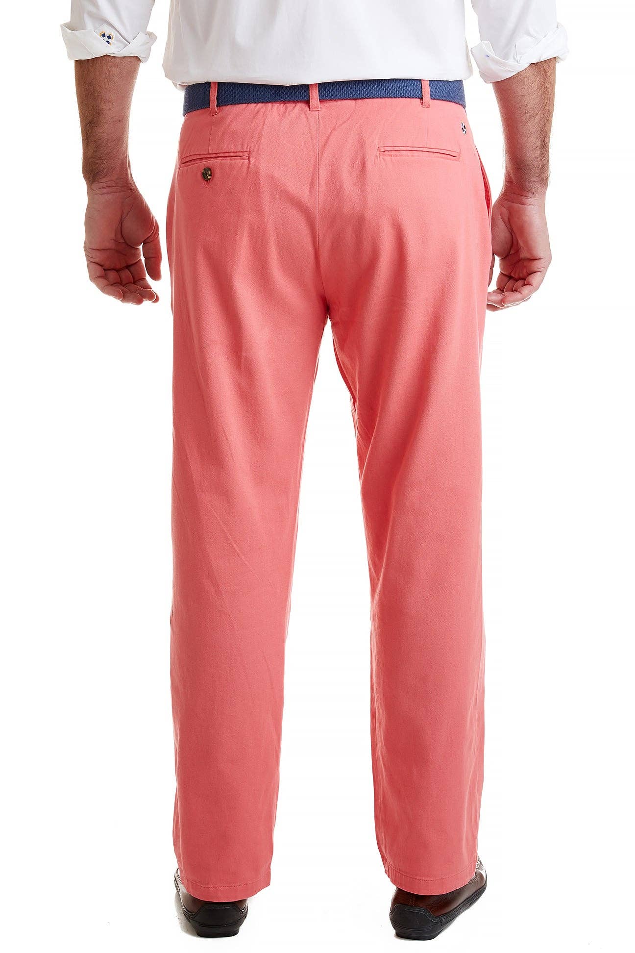 The Harbor Stretch Twill Pant / Sunset Coral