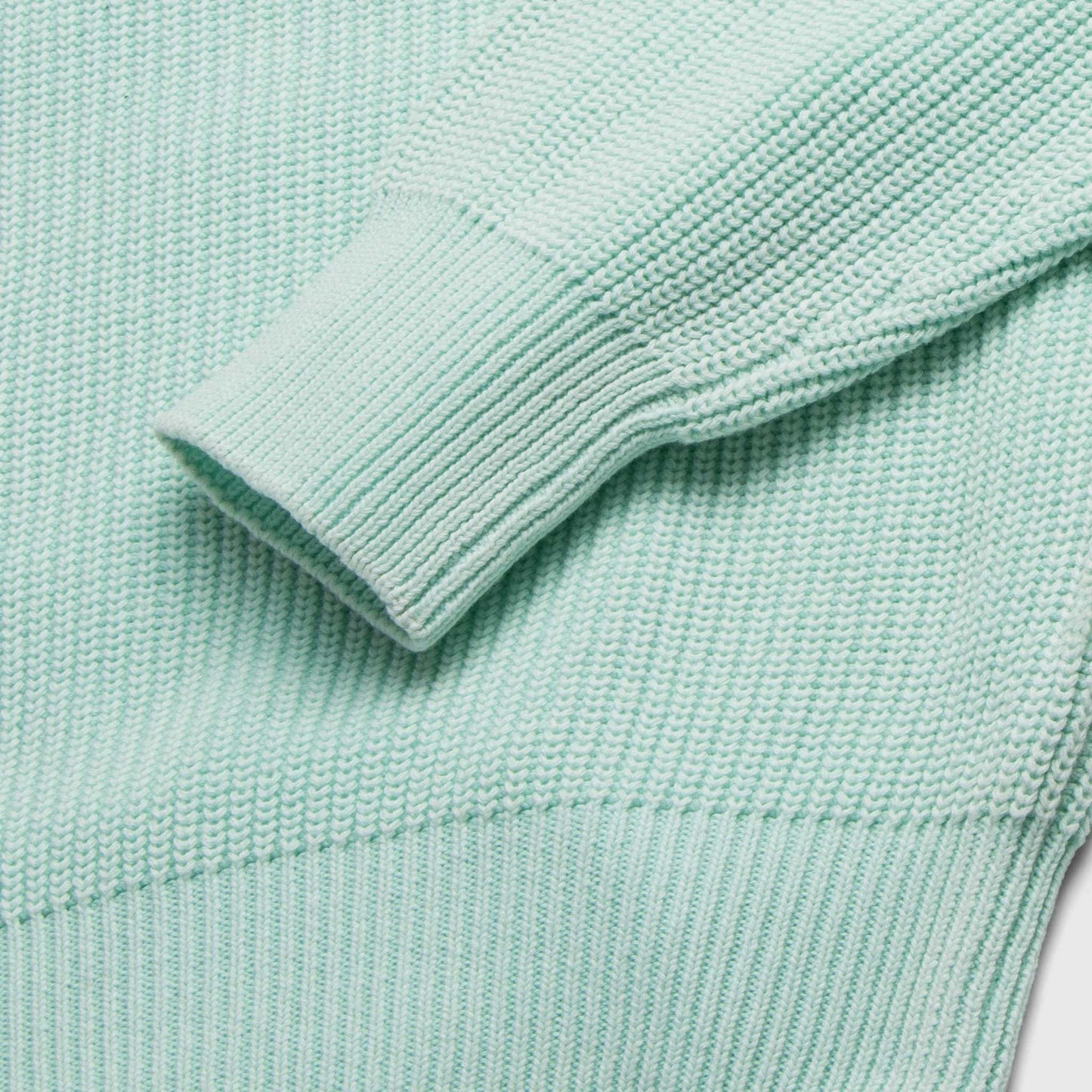 Eddie Salty Stitch Crewneck Sweater / Spa Green