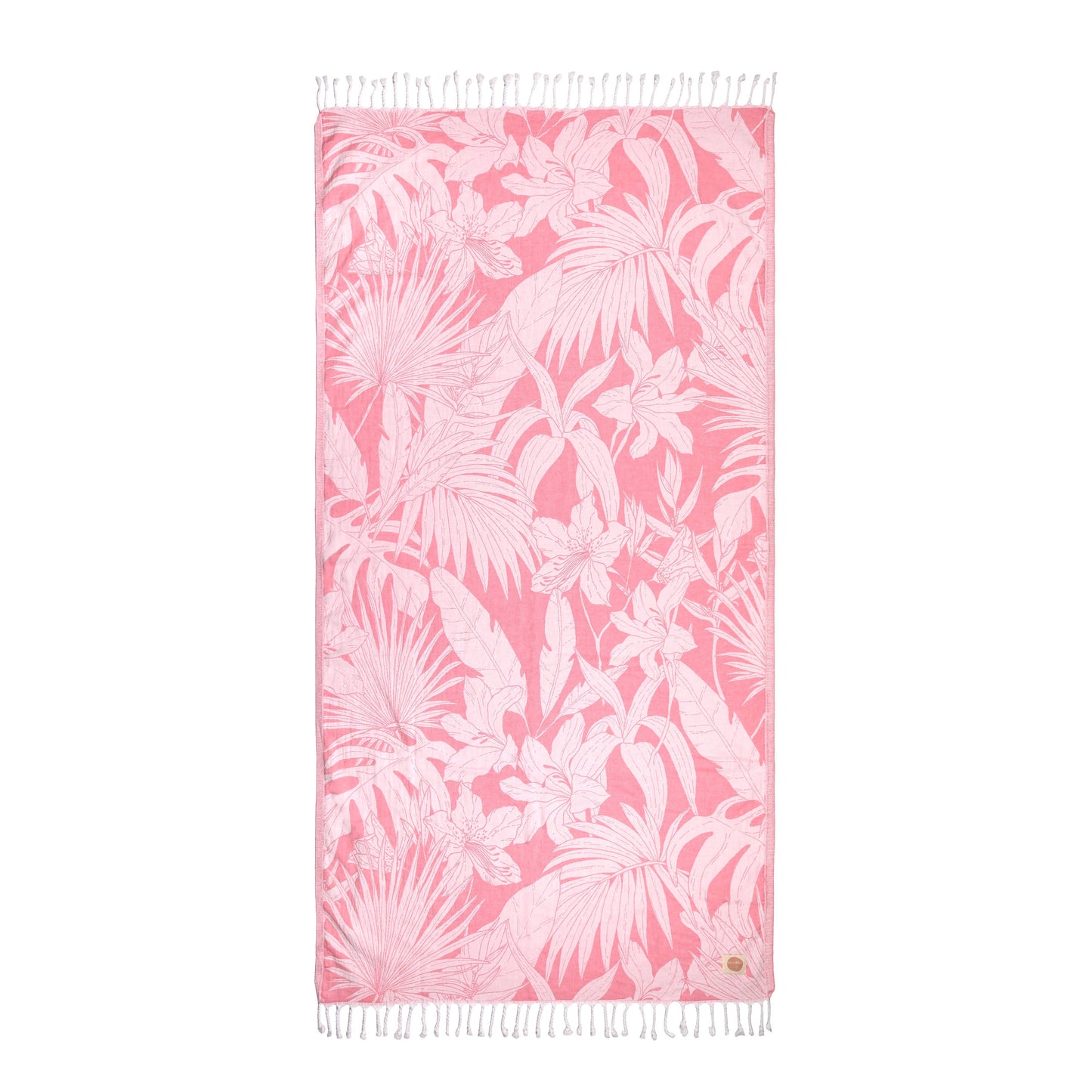 Turkish Beach Towel / Pink Jungle