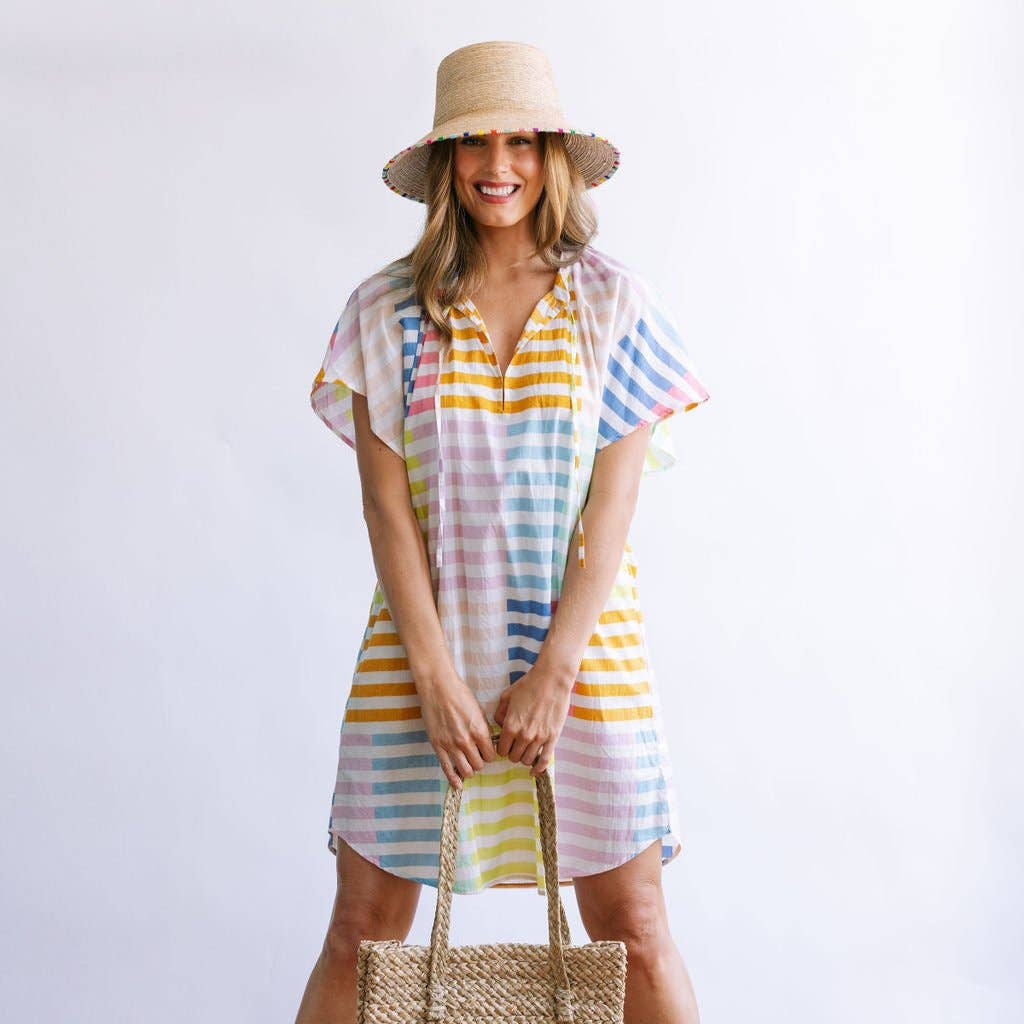 The Colorful Stripe Cove Dress