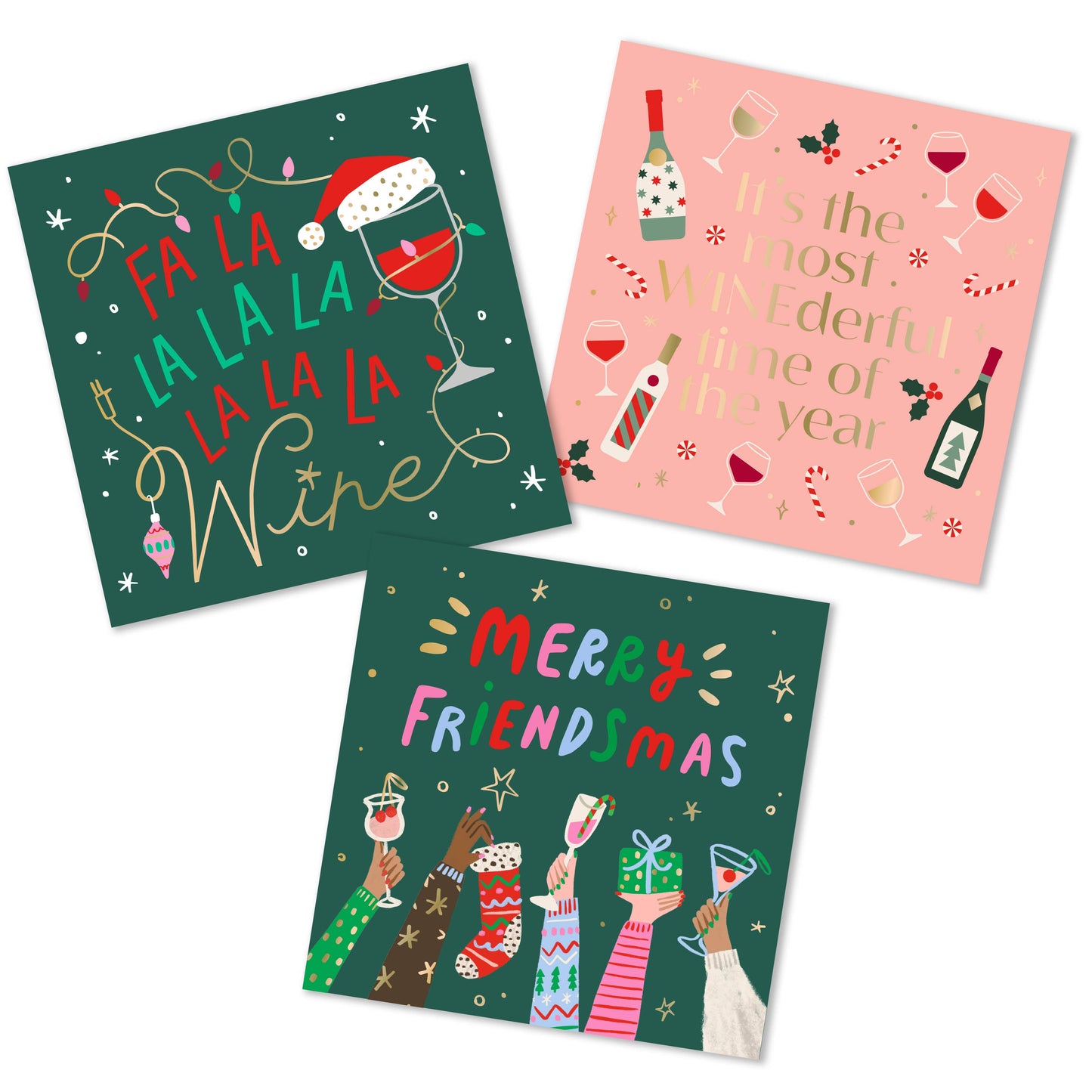 Cocktail Napkins - Merry Friendsmas