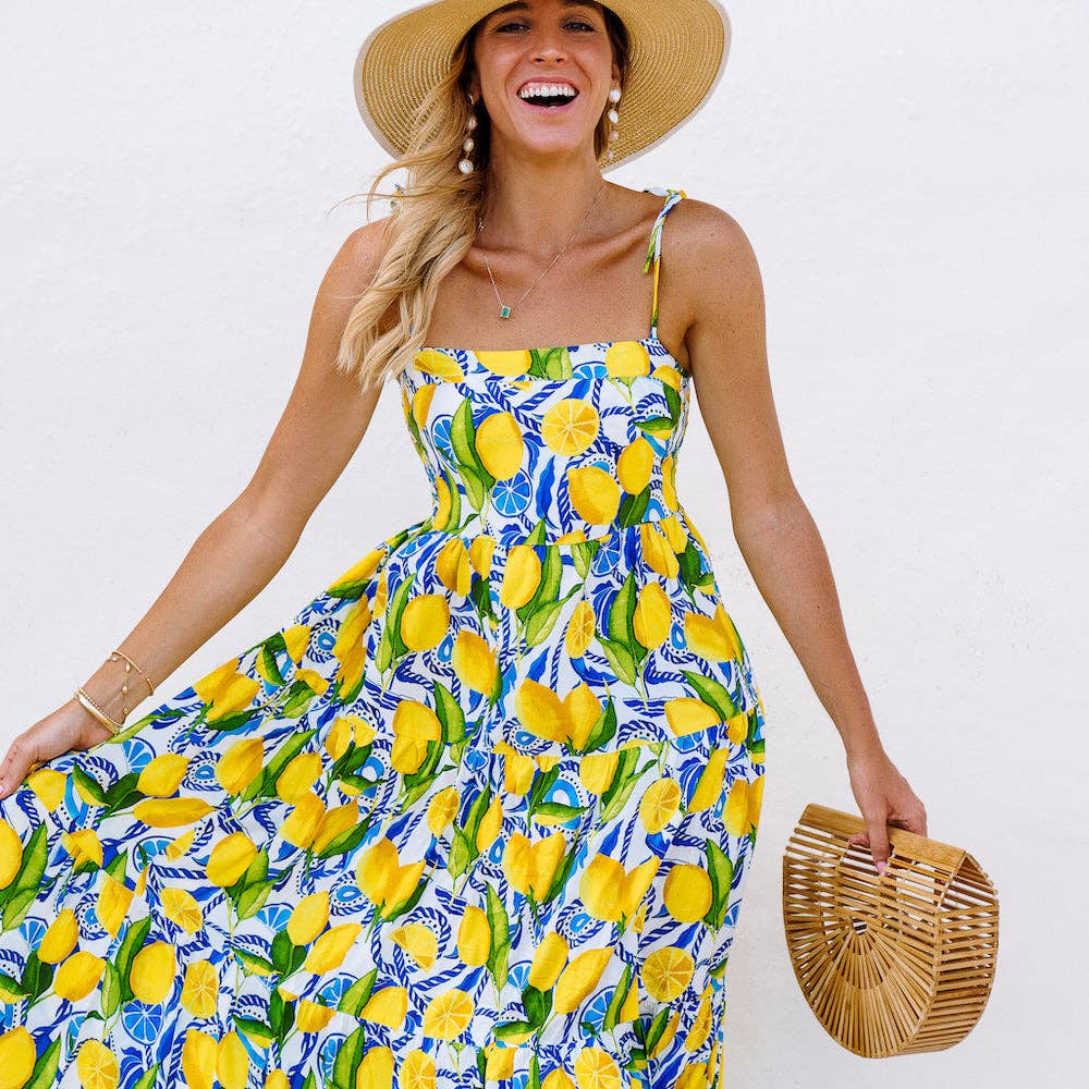 The Positano Resort Dress - Yellow