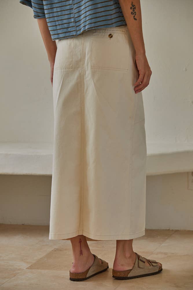 Bon Voyage Skirt Cream