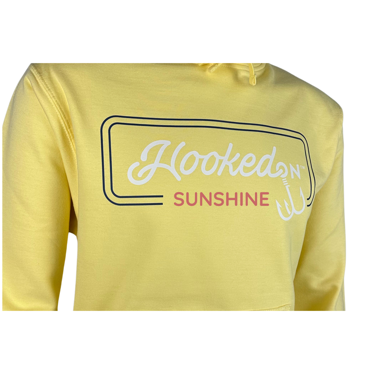 Hooked On Customizable Hoodie Pineapple with Navy/White