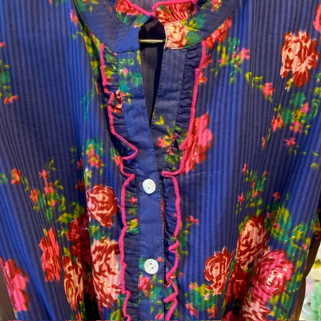 Floral Tiered Ruffle Detail Midi + colors