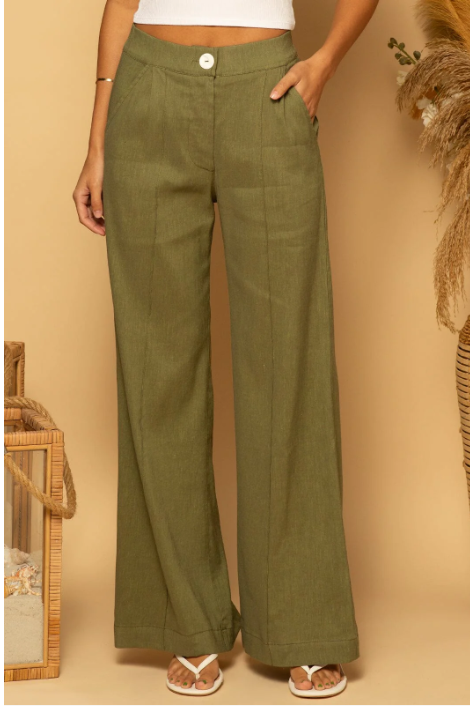 The Trouser Pant - Dark Green
