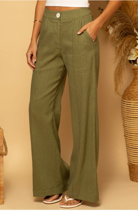 The Trouser Pant - Dark Green