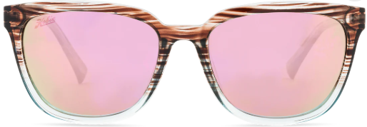 Hobie Monica Shiny Wood Grain Pink Mirror