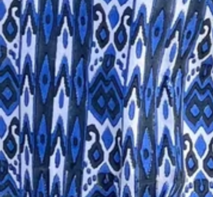 The Anne Maxi Dress / Blue Aztec