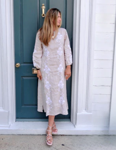 The Sara Linen Maxi / Sand