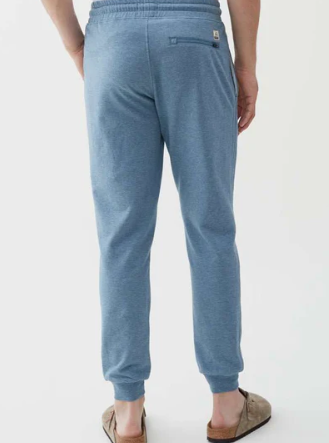 Men's Soft Fleece Jogger - Washed Blue