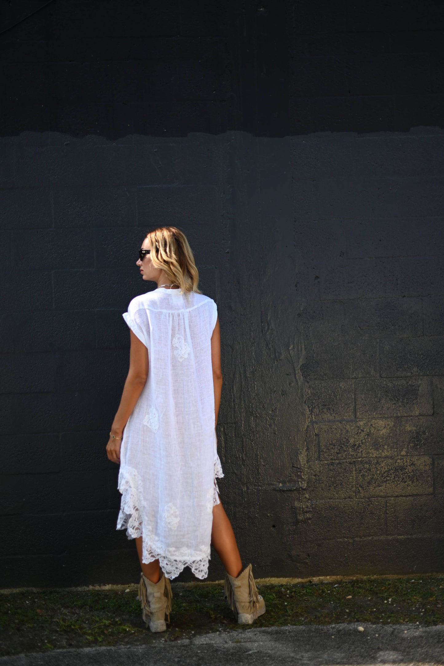 Stunning Daisy Shirt Dress - O/S