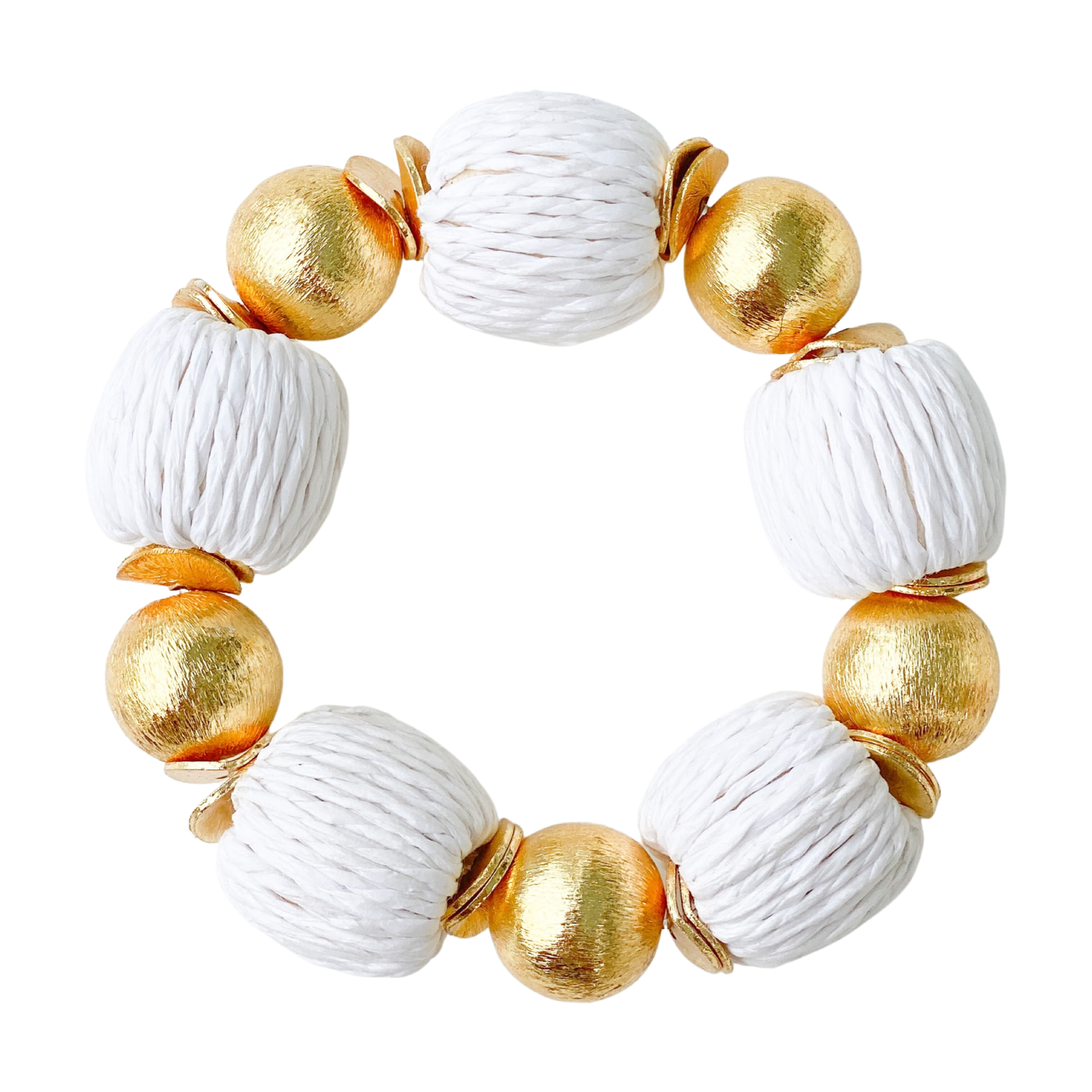 Candace Raffia Stretch Bracelet - 5 colors
