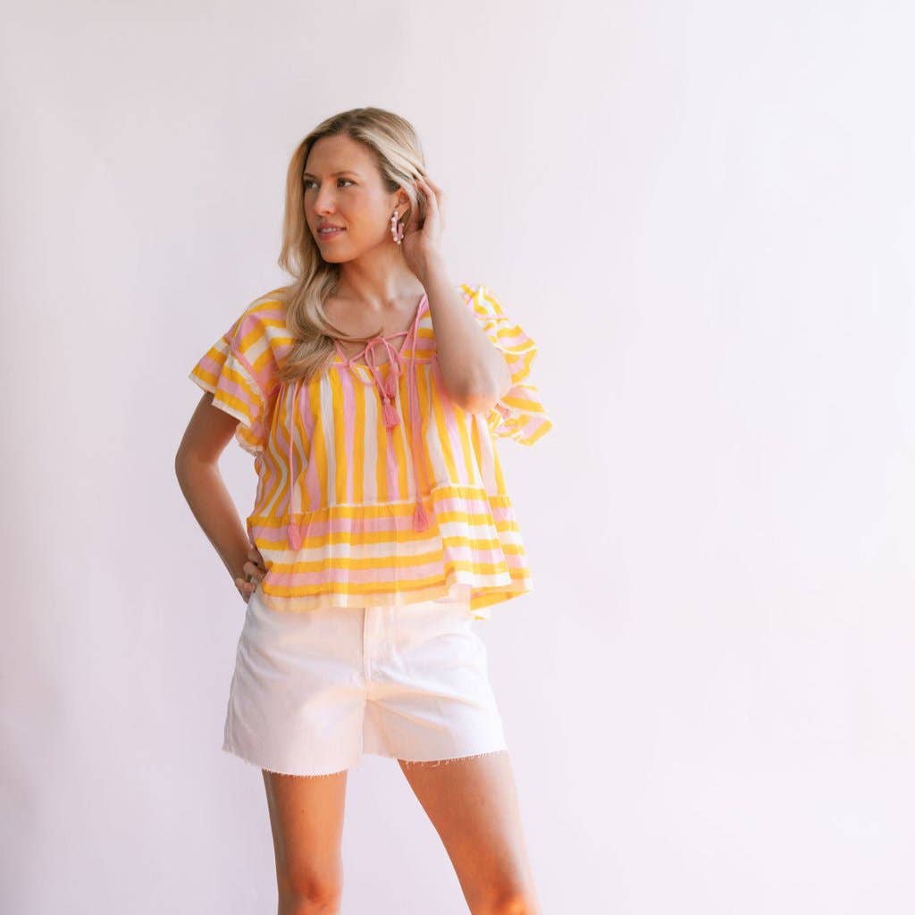 Sun Kissed Mariposa Top