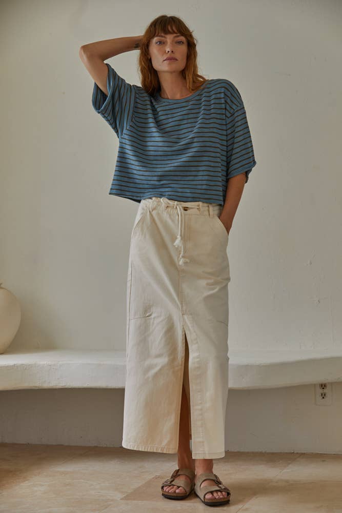 Bon Voyage Skirt Cream