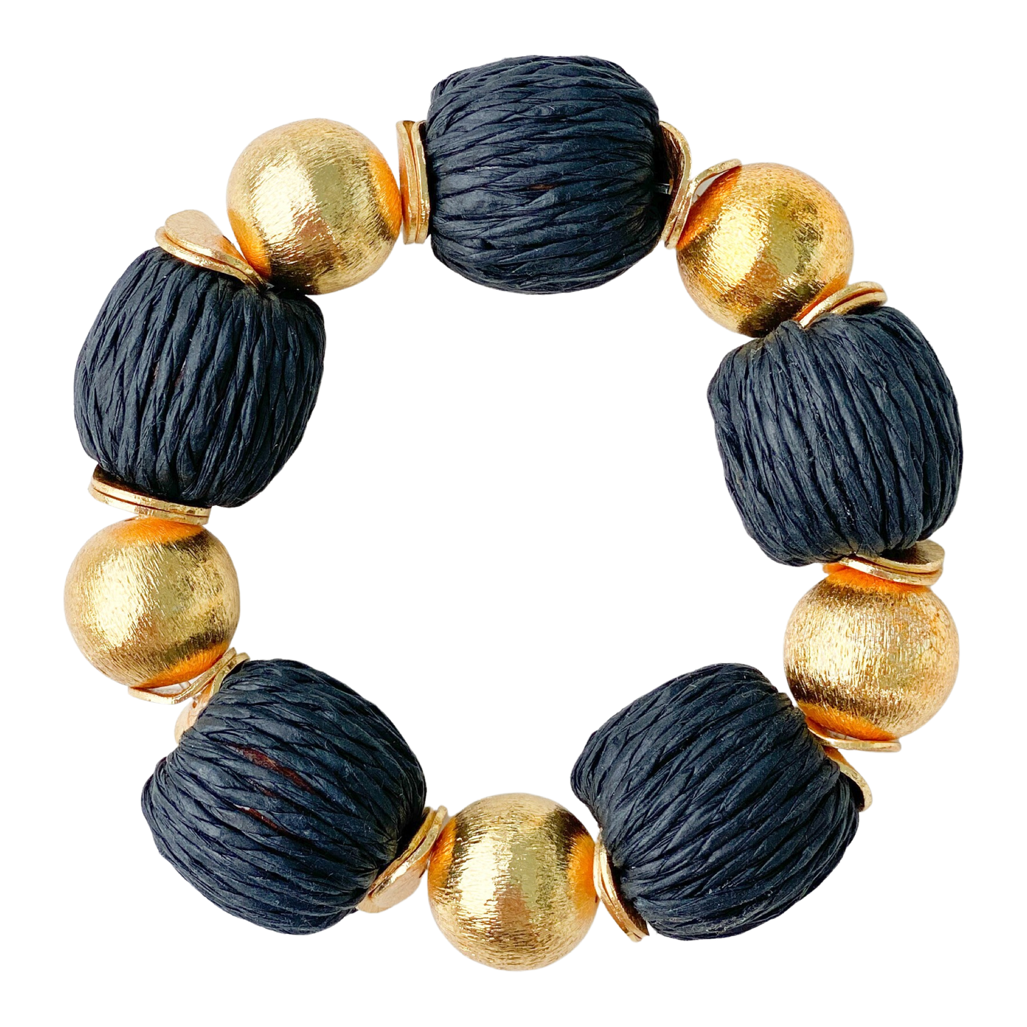 Candace Raffia Stretch Bracelet - 5 colors