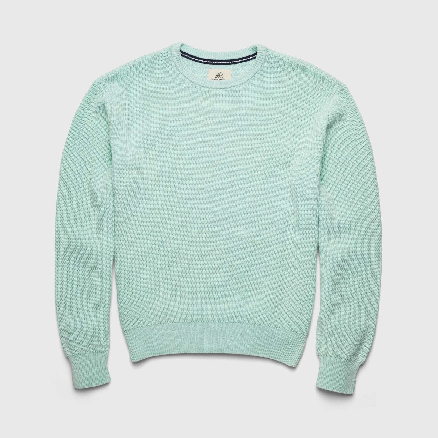 Eddie Salty Stitch Crewneck Sweater / Spa Green