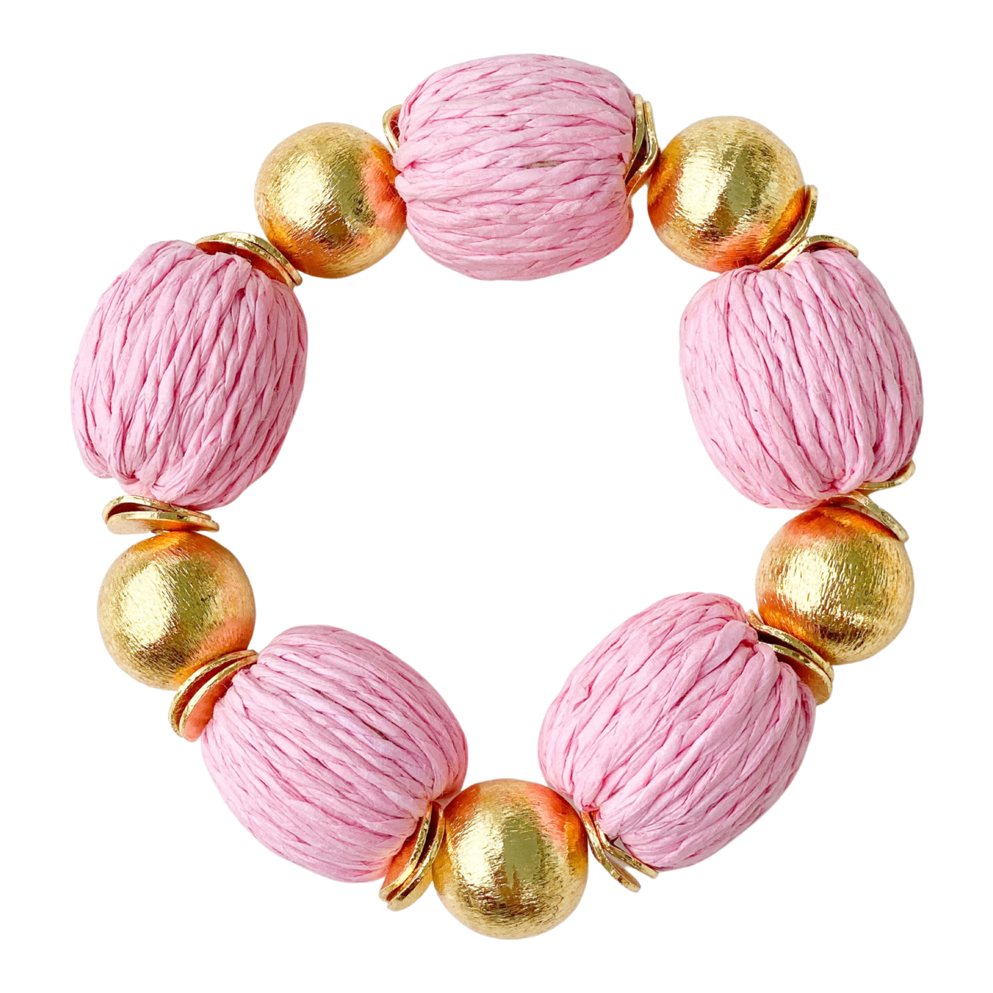 Candace Raffia Stretch Bracelet - 5 colors