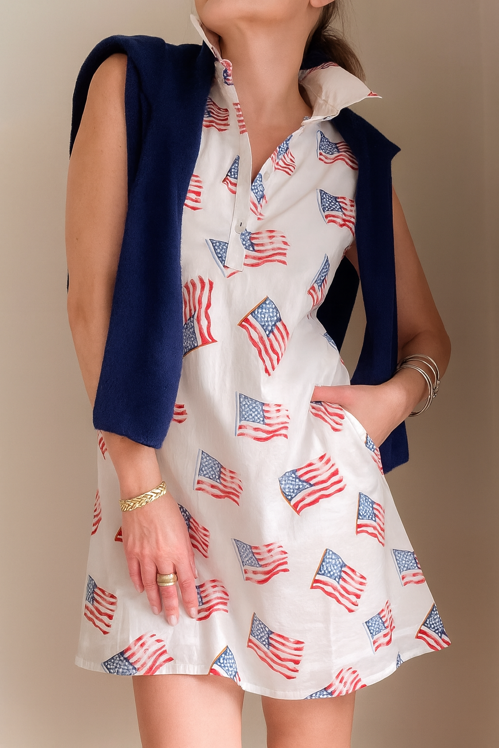 Dresss / Sconset Sleeveless Flag Dress