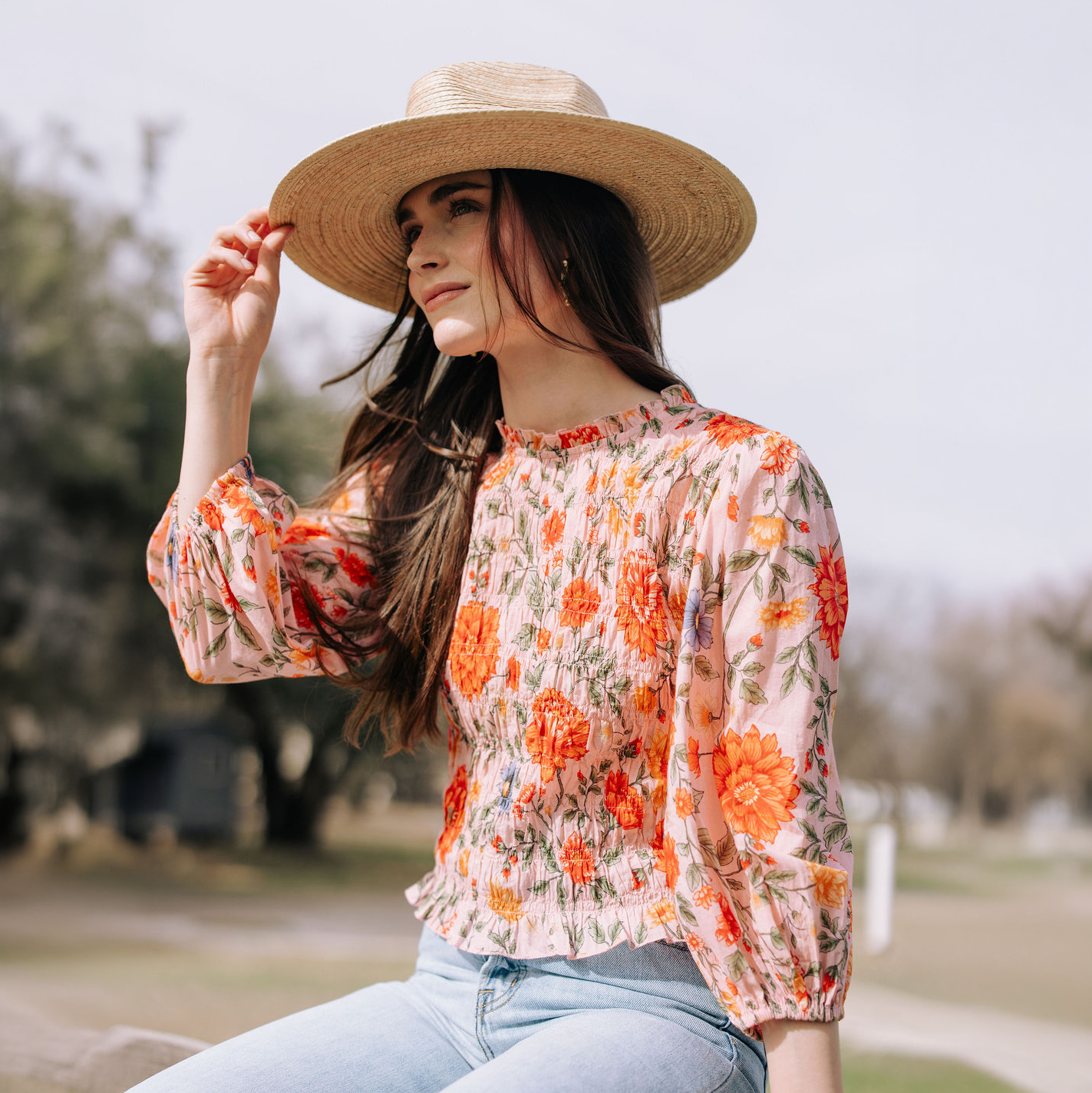 Tops / Harvest Blooms Hali Top