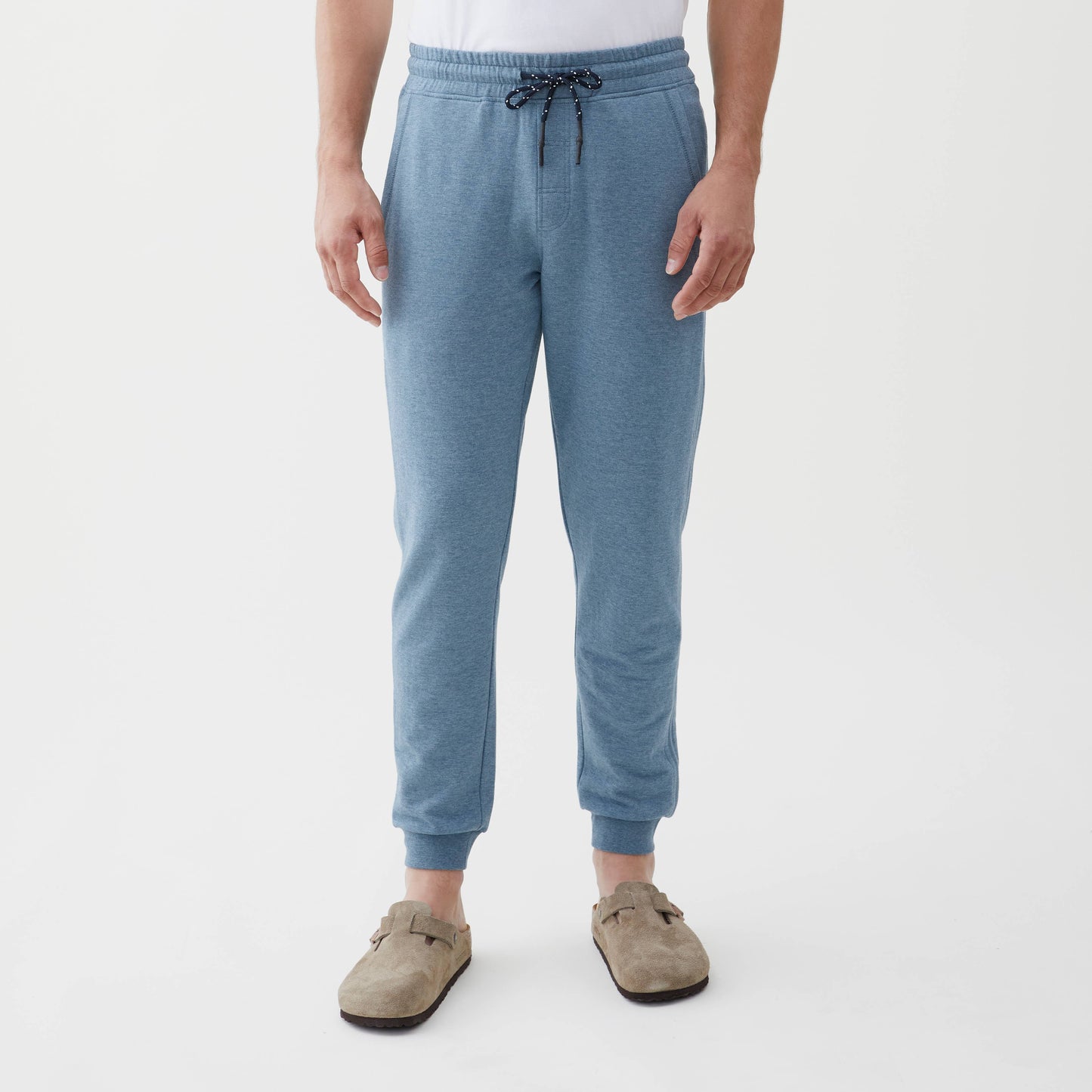 Men's Soft Fleece Jogger - Washed Blue