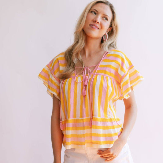 Sun Kissed Mariposa Top
