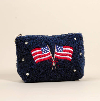 Teddy Pouch / American Flags