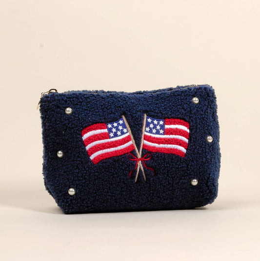 Teddy Pouch / American Flags