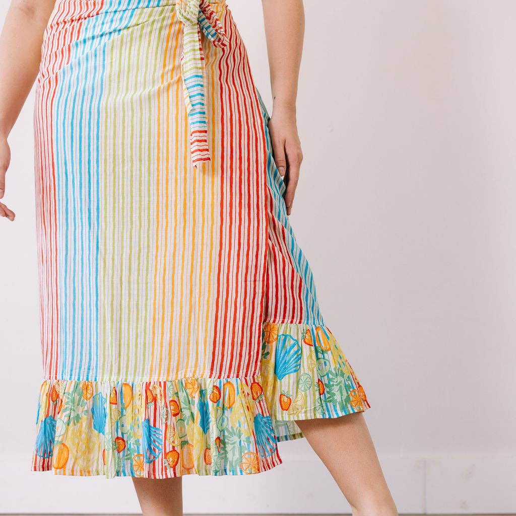 Sarong / Fruit Stripe Vienna / One Size