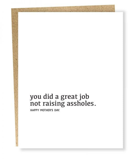 Greeting Card - Great Job (Mother's Day)