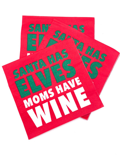 Cocktail Napkins / Moms Have Wine