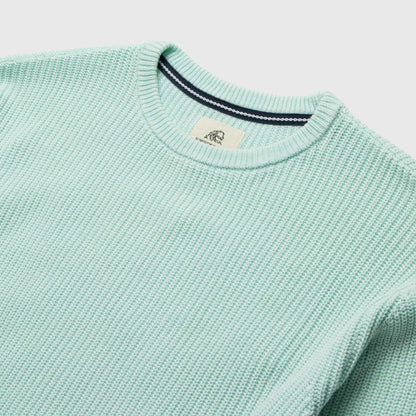 Eddie Salty Stitch Crewneck Sweater / Spa Green
