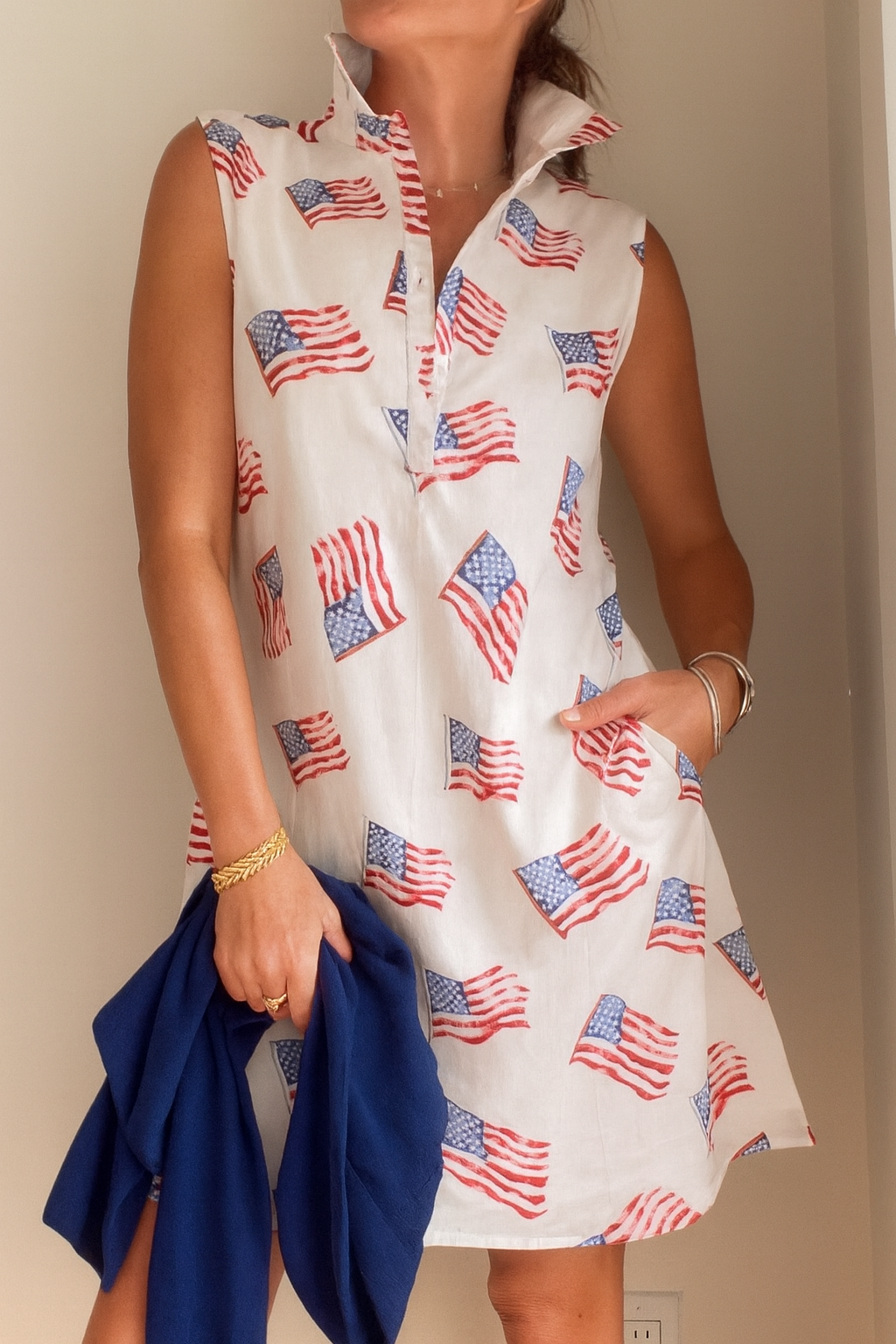 Dresss /  Sconset Sleeveless Flag Dress