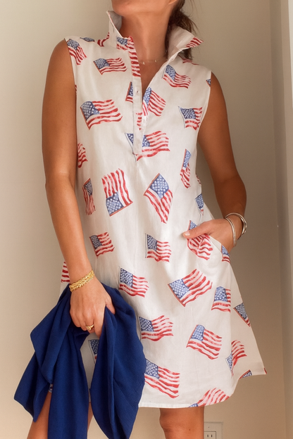 Dresss /  Sconset Sleeveless Flag Dress