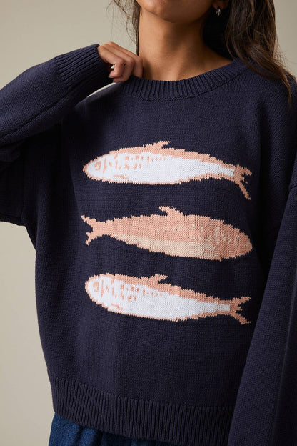 Sweater /  Three Sardines / Navy