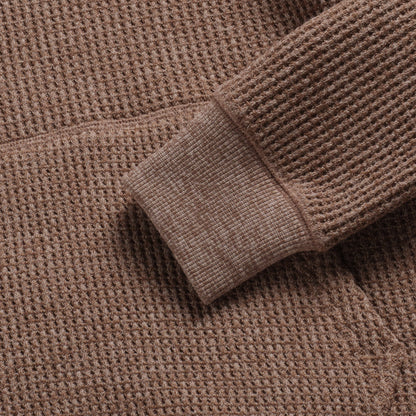 Tops / Ivan Waffle Fleece / Camel Heather