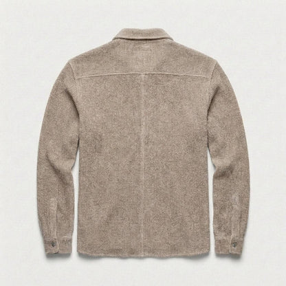 Tops / Dylan Waffle Fleece Shirt Jacket / Camel