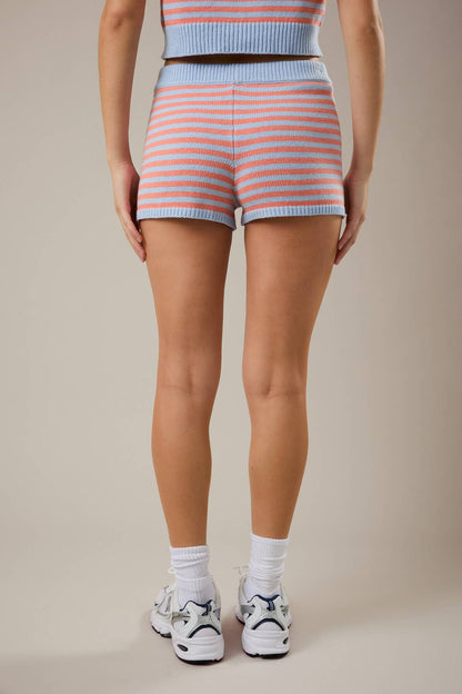 Shorts / Sweater Knit / Blue/Orange