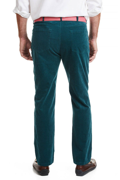 Castaway / The Wayfarer 5-Pocket Pinwale Corduroy Pant / Hunter Green
