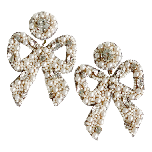 Hayley Bow Earrings   4 colors