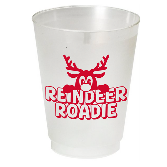 Frosted Reindeer Roadie Cups