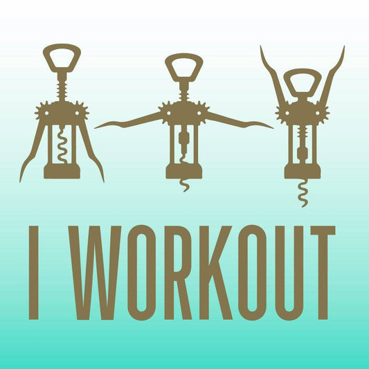Cocktail Napkins / I Workout