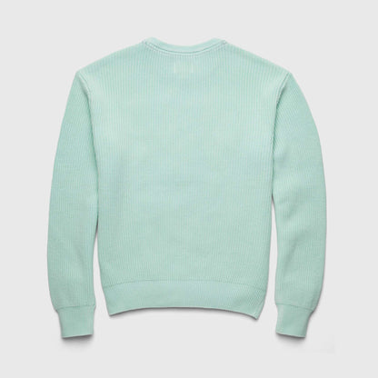 Eddie Salty Stitch Crewneck Sweater / Spa Green