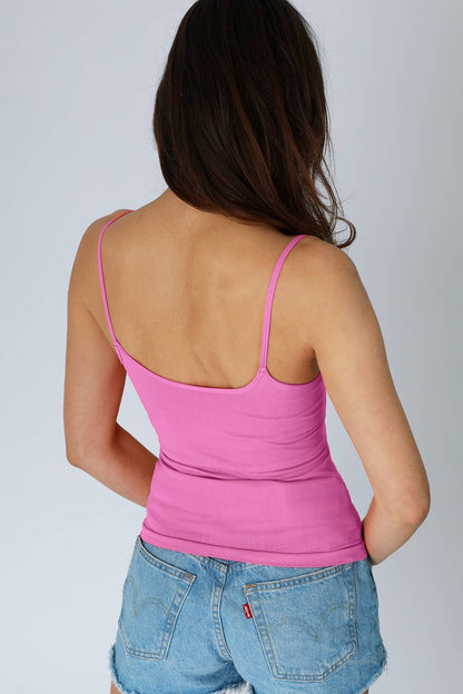 Jersey Shirred Cami / Crocus O/S
