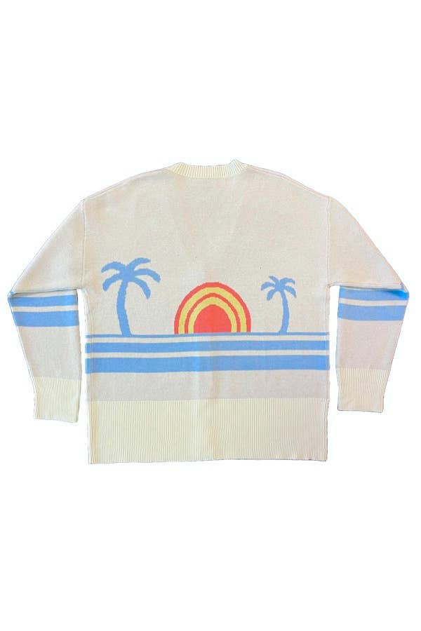 Ocean Sunset Knit Cardigan